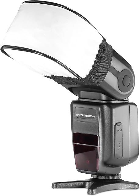 Neewer® Pro Universal Soft Mini Flash Bounce Diffuser Cap for On Camera or Off Camera Flash Gun, for Canon, Nikon, Sunpak, Vivita Flash, Nissin, Sigma, Sony, Pentax, Olympus, Panasonic Lumix Flashes