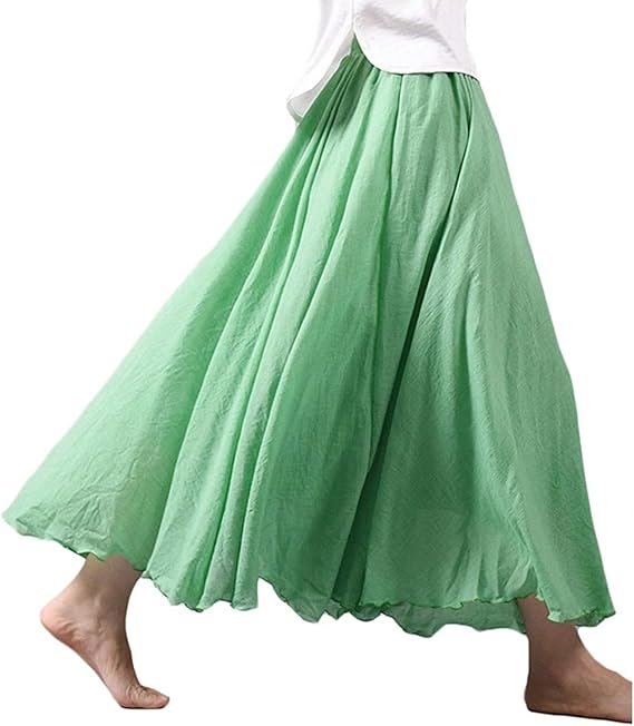 Amazon レディース ロングスカート リネンスカート 17色 マキシ丈 代 30代 スカート 通販