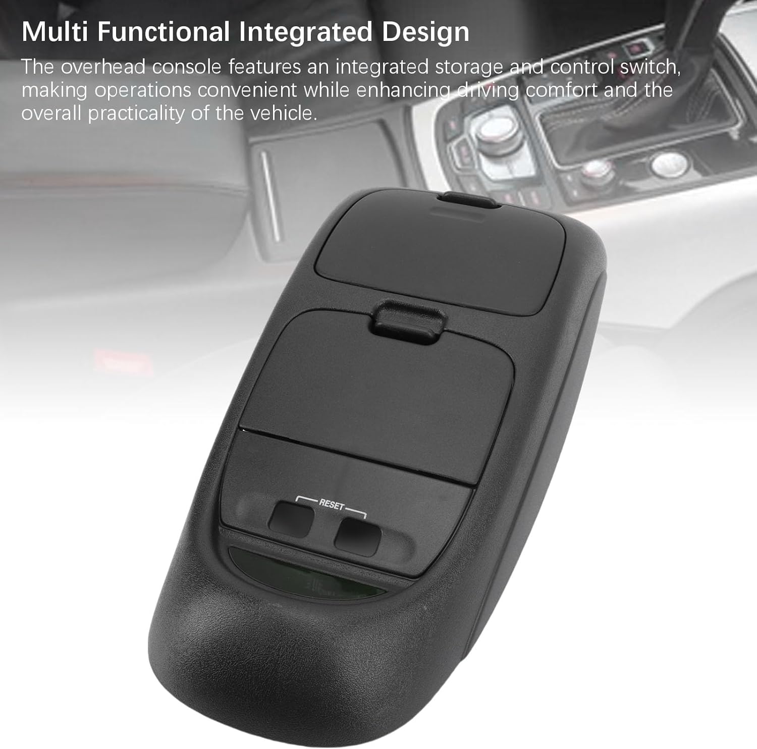 Overhead Console Assembly, 2C3Z25519A70AAC Interior Ceiling Roof Console Panel Replacement for F-450 F-550 Super Duty Truck 2002-2004 (Black)