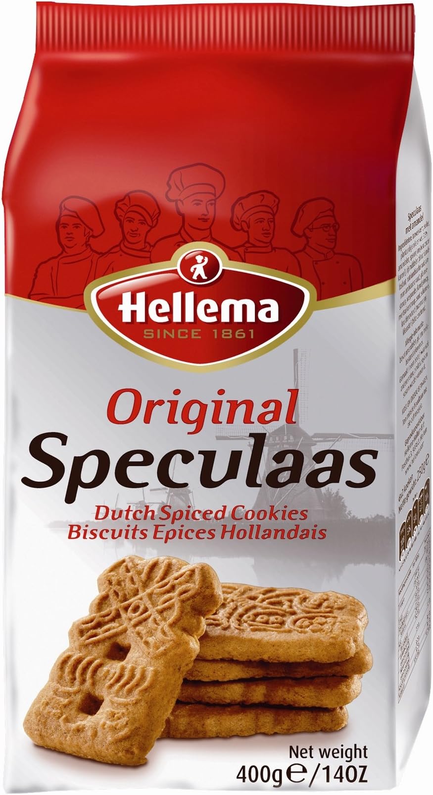 Hellema Speculaas Spiced Cookies 14 Oz (Pack of 12)
