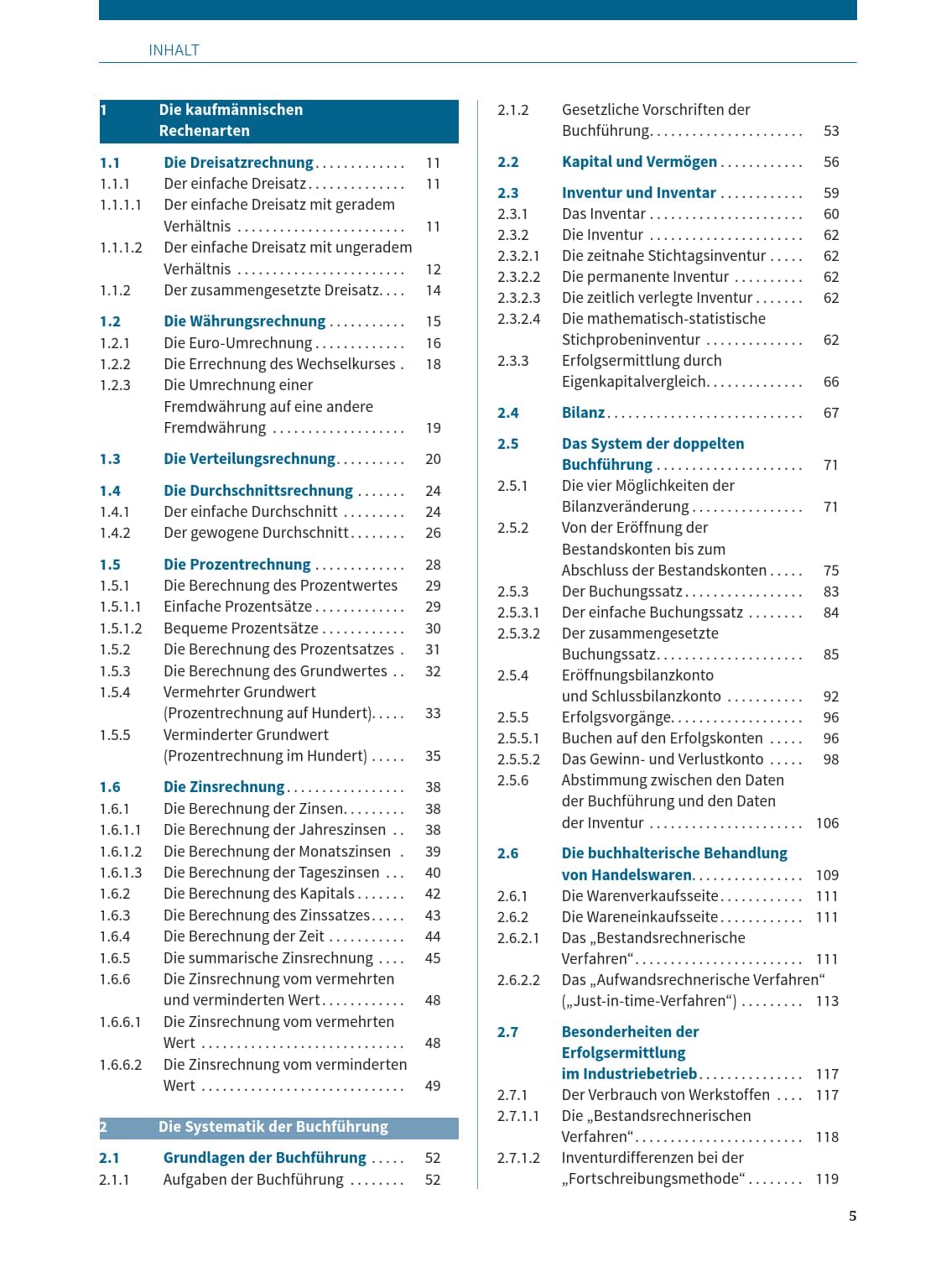 Rechnungswesen für die kaufmännische Ausbildung: Schulbuch