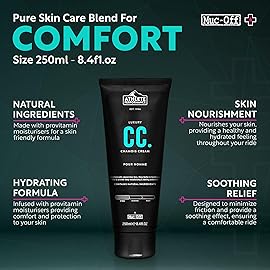 Muc-Off Luxury Chamois Cream Cycling | Anti-Chafing, Moisturizing Formula | Long-Lasting Comfort & Protection | Ideal for Cyclists, Triathletes, and Runners (250 ml (Pack of 2))