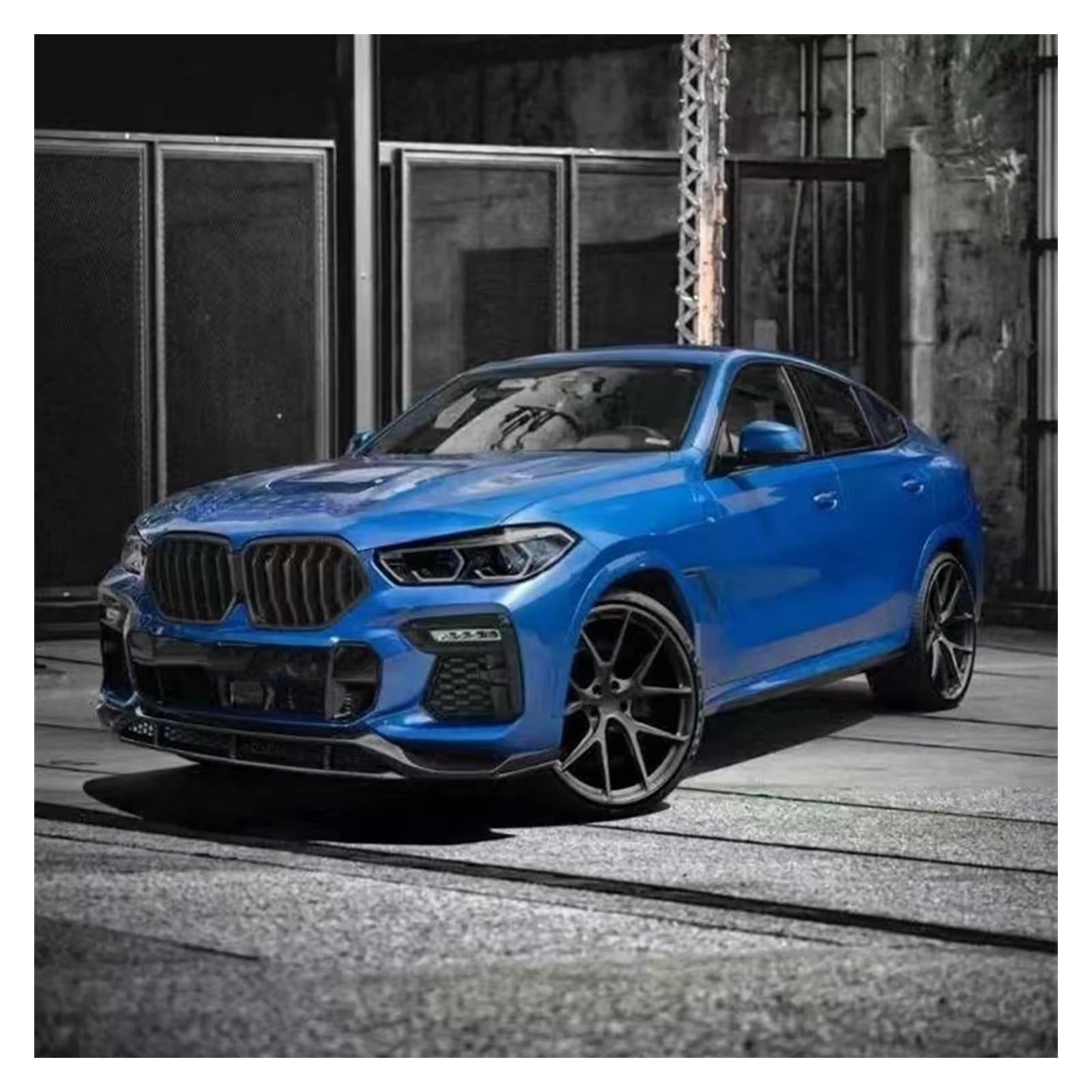 Spoiler Lèvre Avant Pour BMW X6 G06 M-Sport 2020-2023 - 4 Pièces - Noir Brillant - Protection Et Style - 8