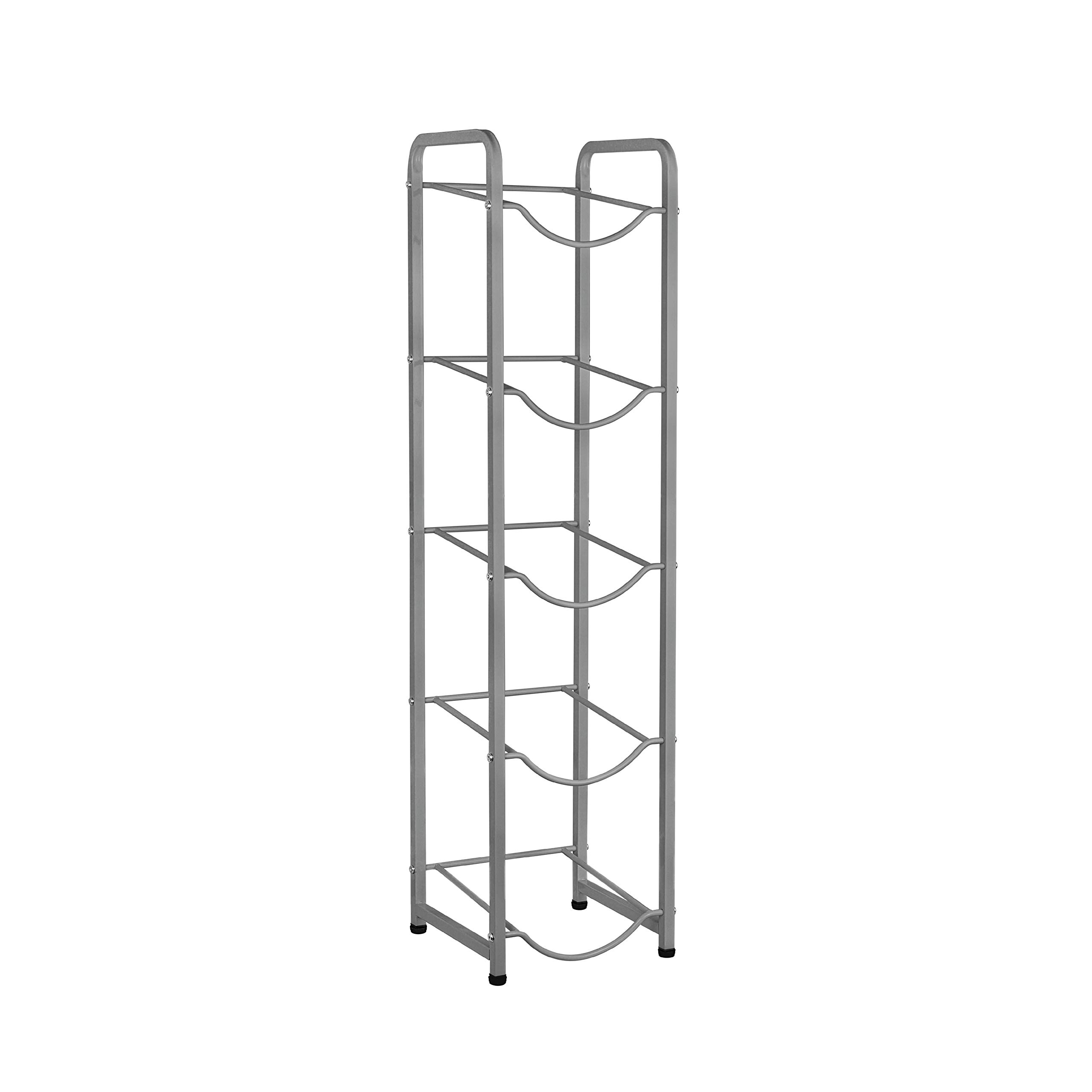 BRIO Five Tier Single Column Gallon Stands (GREY) (5 TIER)