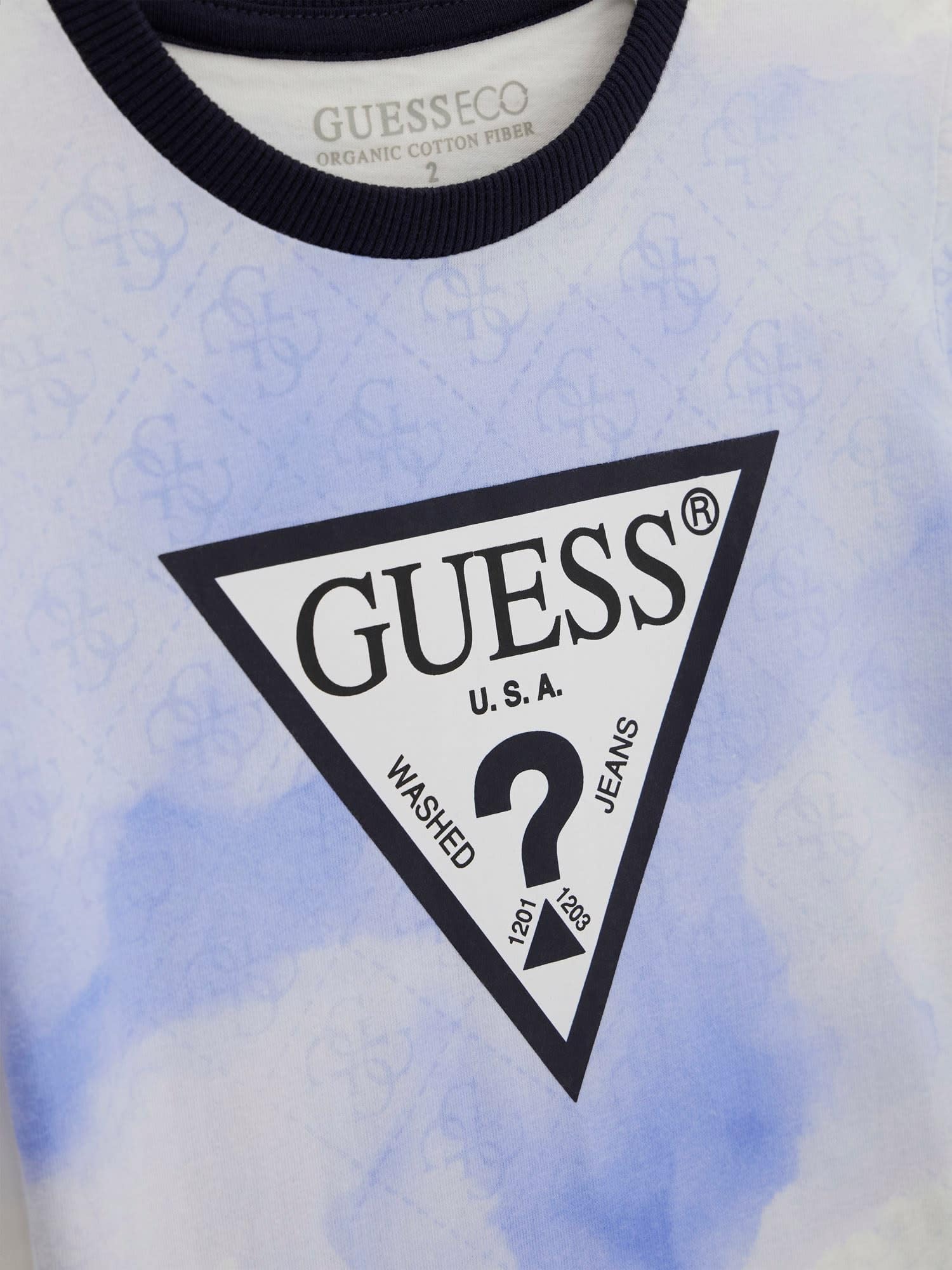 Guess T-shirt Eco a maniche corte Cloud Bambino