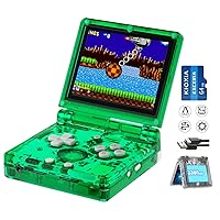 Vista 1 de RG35XXSP Flip Portable Retro Handheld Game Console,RG35XXSP 3.5 Inch IPS Screen Linux System with 64G TF Card Pre-Installed 5532 Games,Clamshell
