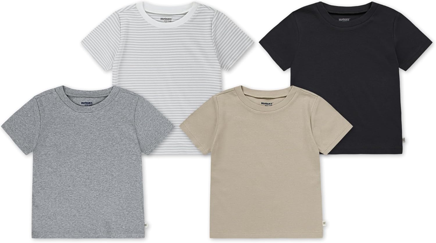 HUGGIES Baby Basic T-Shirt (4-Pack)