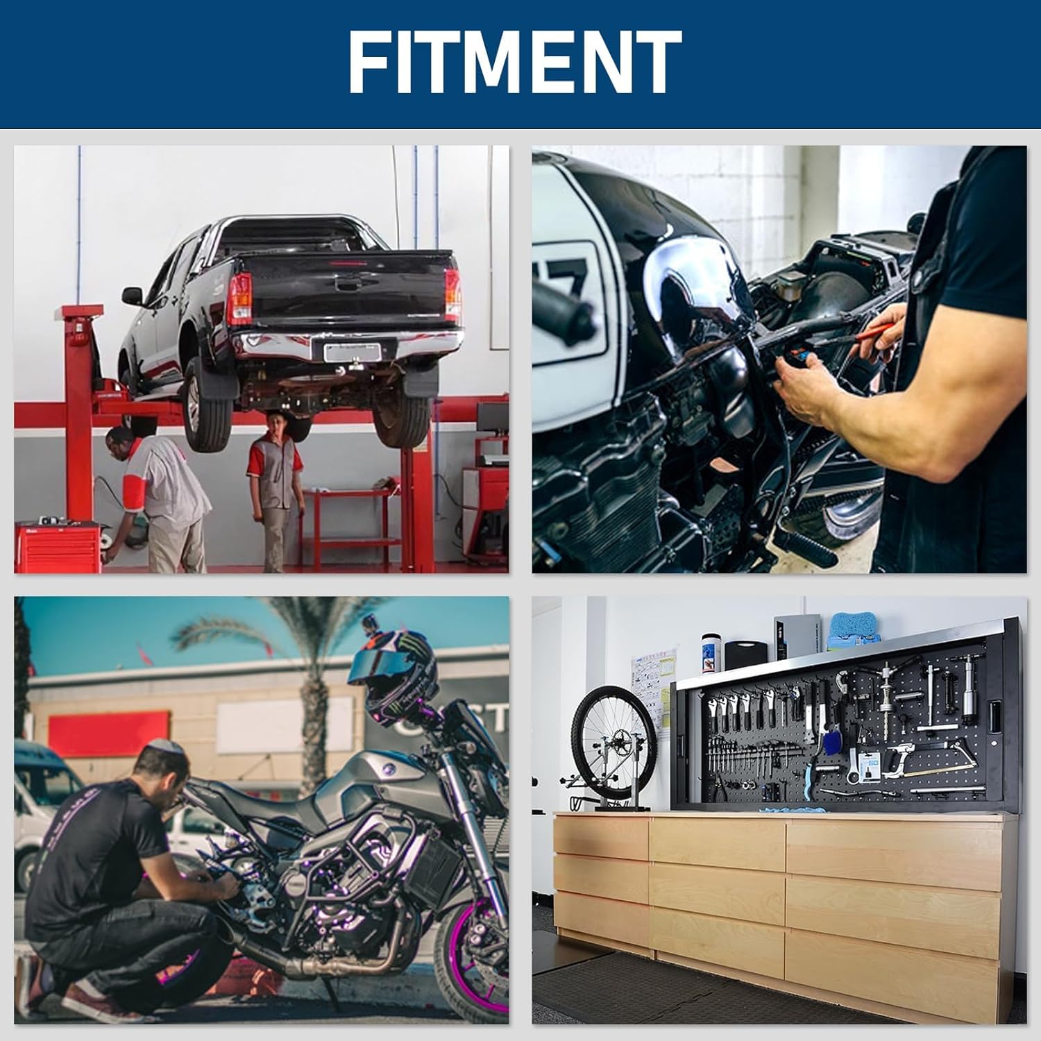 Crankcase Splitter Separator & Crank Case Installer Puller Tool Compatible with Motorcycle Dirt Bike ATV 2 Stroke or 4 Stroke Crankcase