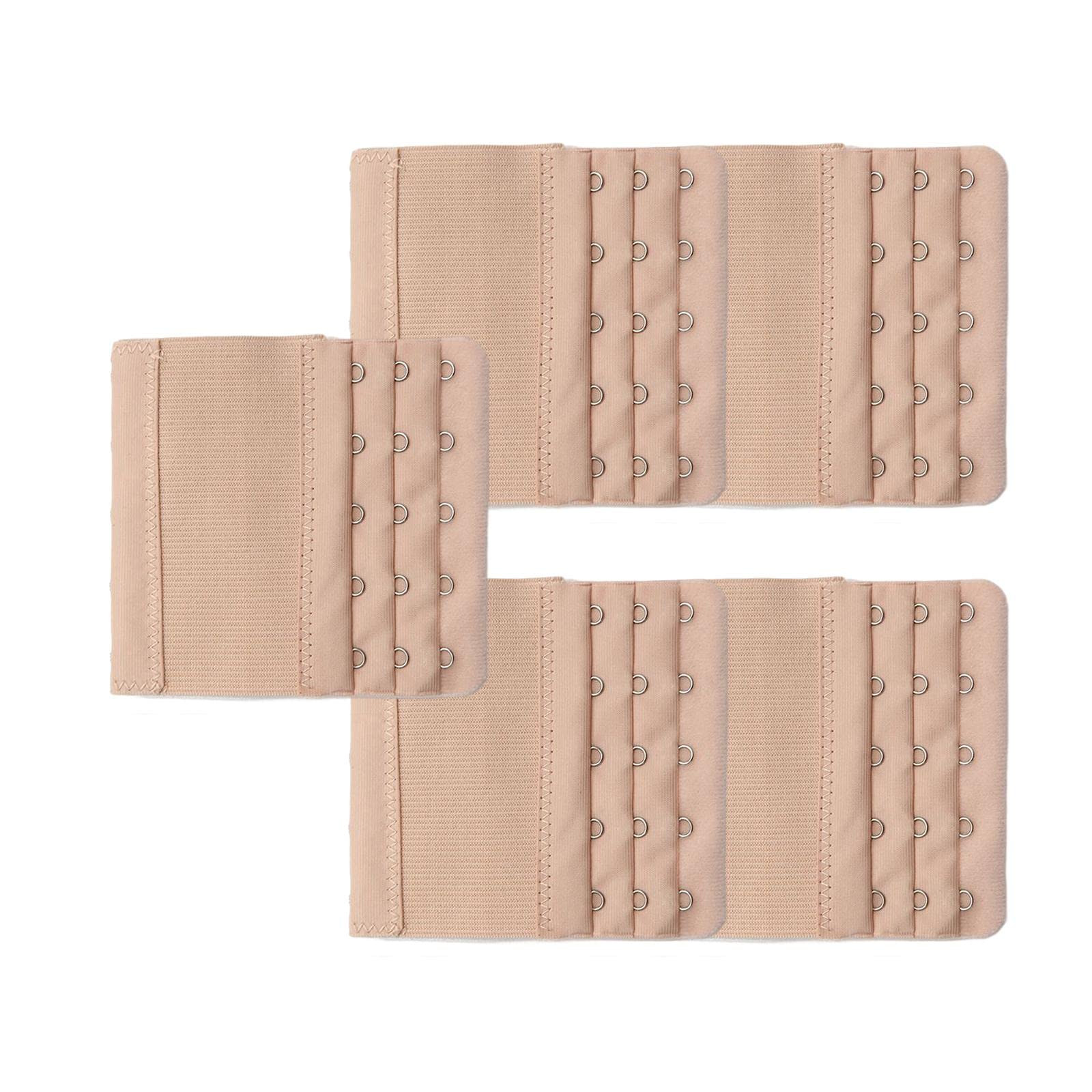 vistora 5x Bra Extender Strap Comfortable 5 Hooks Extender Bra Band for Women Lady Free Size Dark Skinned-picture-18