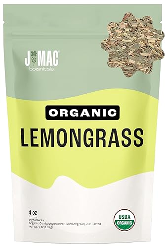 Miniatura 10 de J MAC BOTANICALS Limoncillo orgánico (16 onzas) certificado USDA orgánico, cortado y tamizado de citronela seca. Empaquetado en los Estados Unidos