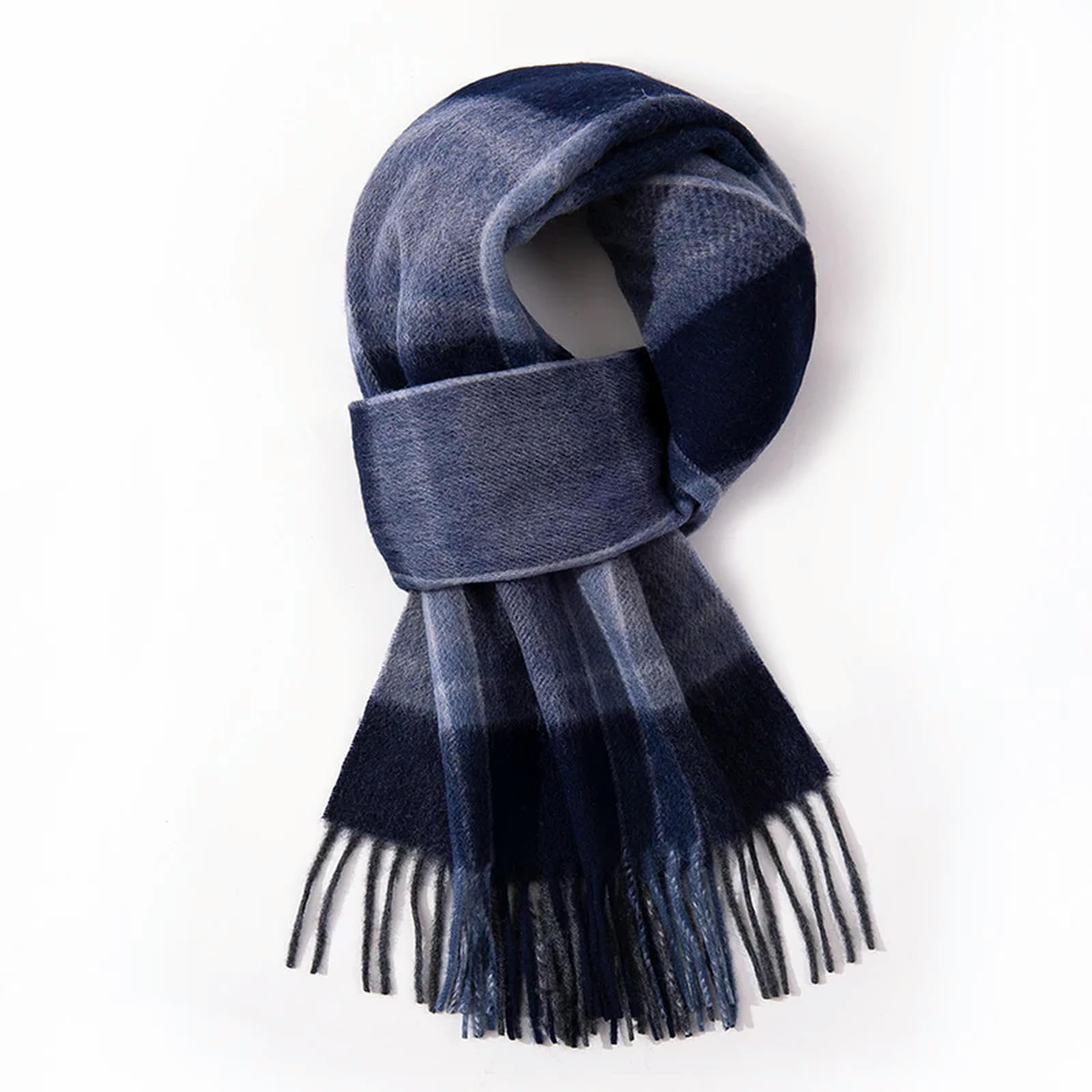 MdybF Sciarpa Uomini Sciarpa Lunghi Inverno Le Sciarpe Calde Craspelli Classici Scialcini Per Sciarpa A Quadri A Righe A Strisce