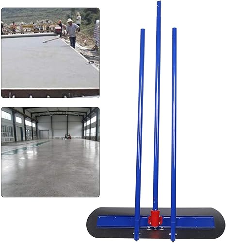 Miniatura 3 de 47,251.969 in Paleta de acero inoxidable Bull Float Kit de hormigón con pequeña paleta 1.8M mango herramienta de construcción para pavimentación de