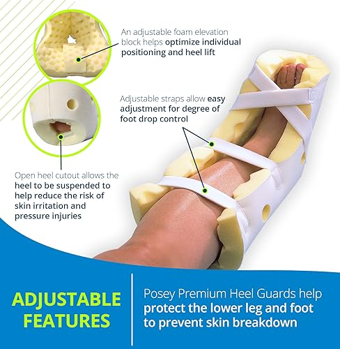 Miniatura 3 de Posey 6145 - Protector de talón premium, talla única, espuma, amarilloblanco