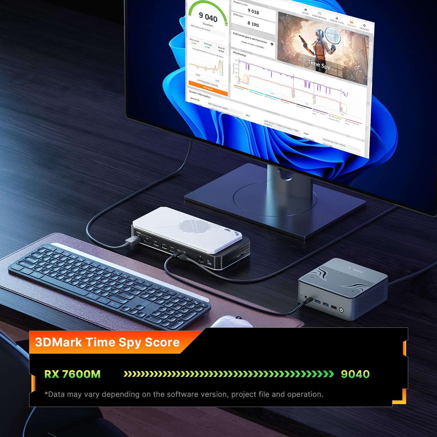 Amazon.com: BOSGAME External GPU Docking Station GVP7600 Core