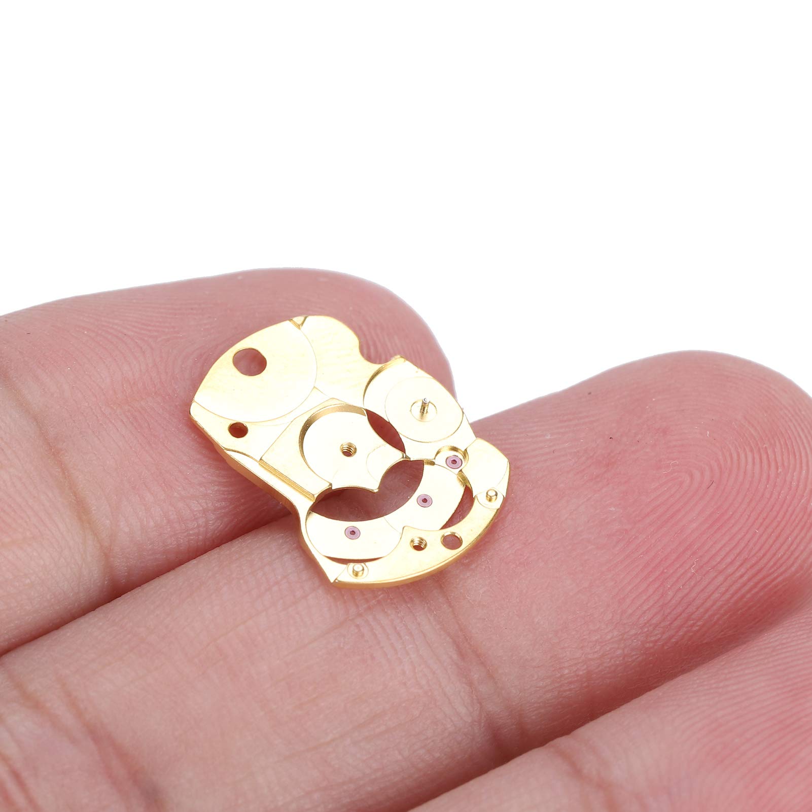 Stecca di ricambio per orologio per movimento 2824/2836, parte di riparazione di precisione per orologi, stecca a molla in lega compatibile con movimenti meccanici ETA 2824 e 2836 (oro)