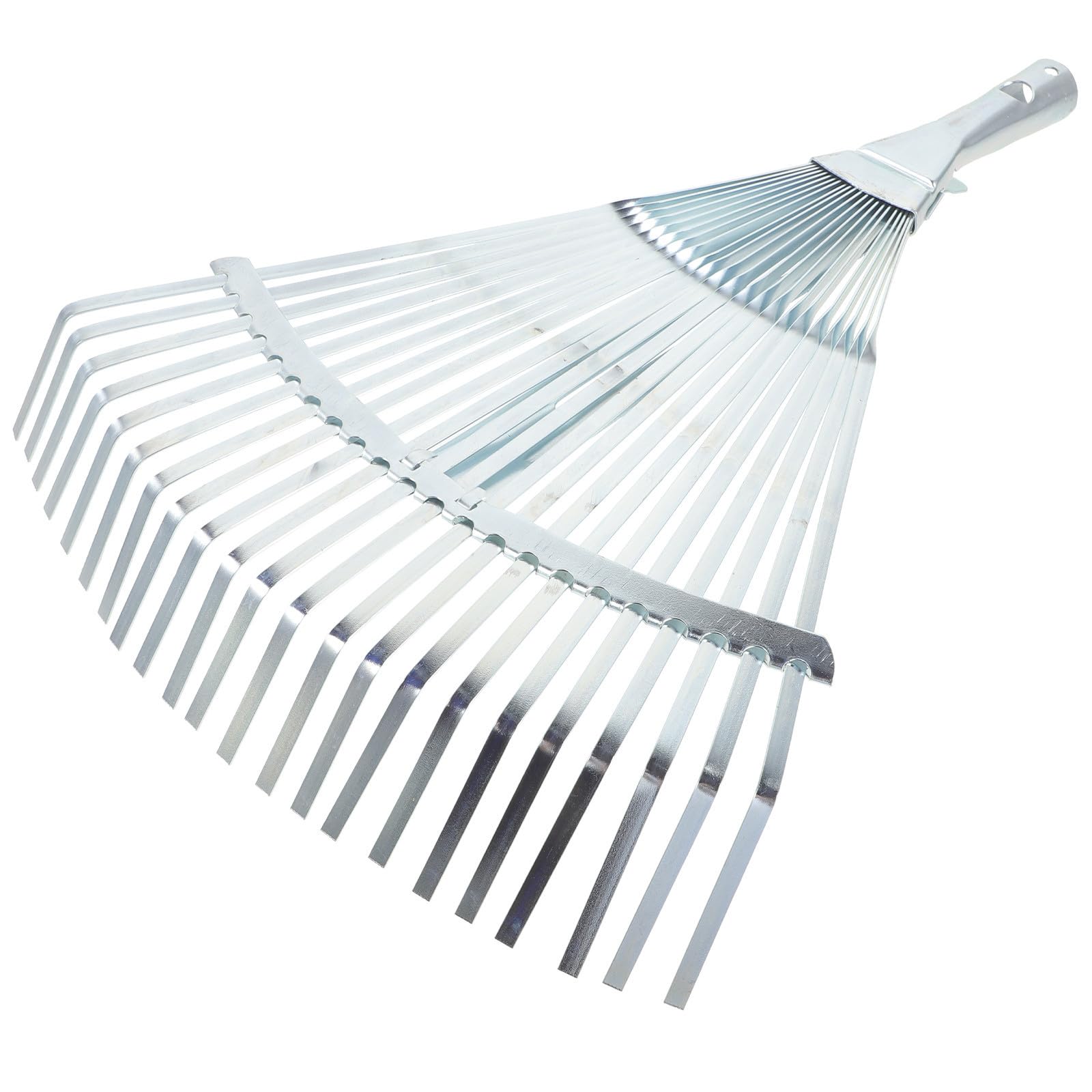 Râteau de jardin extensible métal outil pratique pour feuilles débris et cour