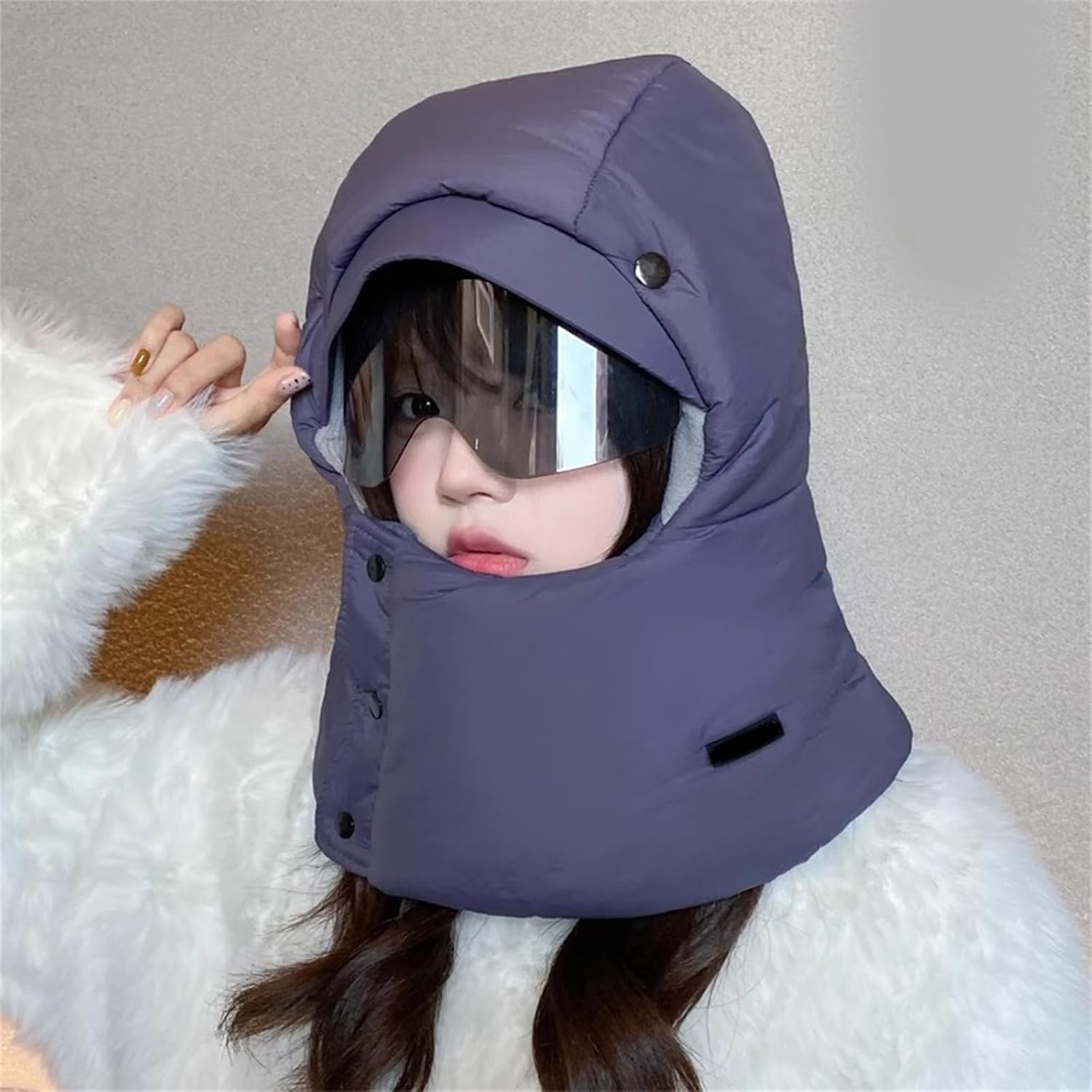 Fashion Trapper Hat Ear Protective Adult Cotton Padded for Winter Warmth Ear Warmer Hat