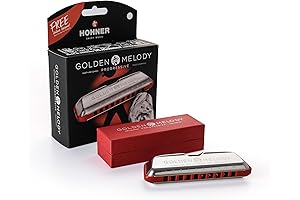 Hohner Golden Melody Harmonica - Invigorating Sound Through Refined Craftsmanship