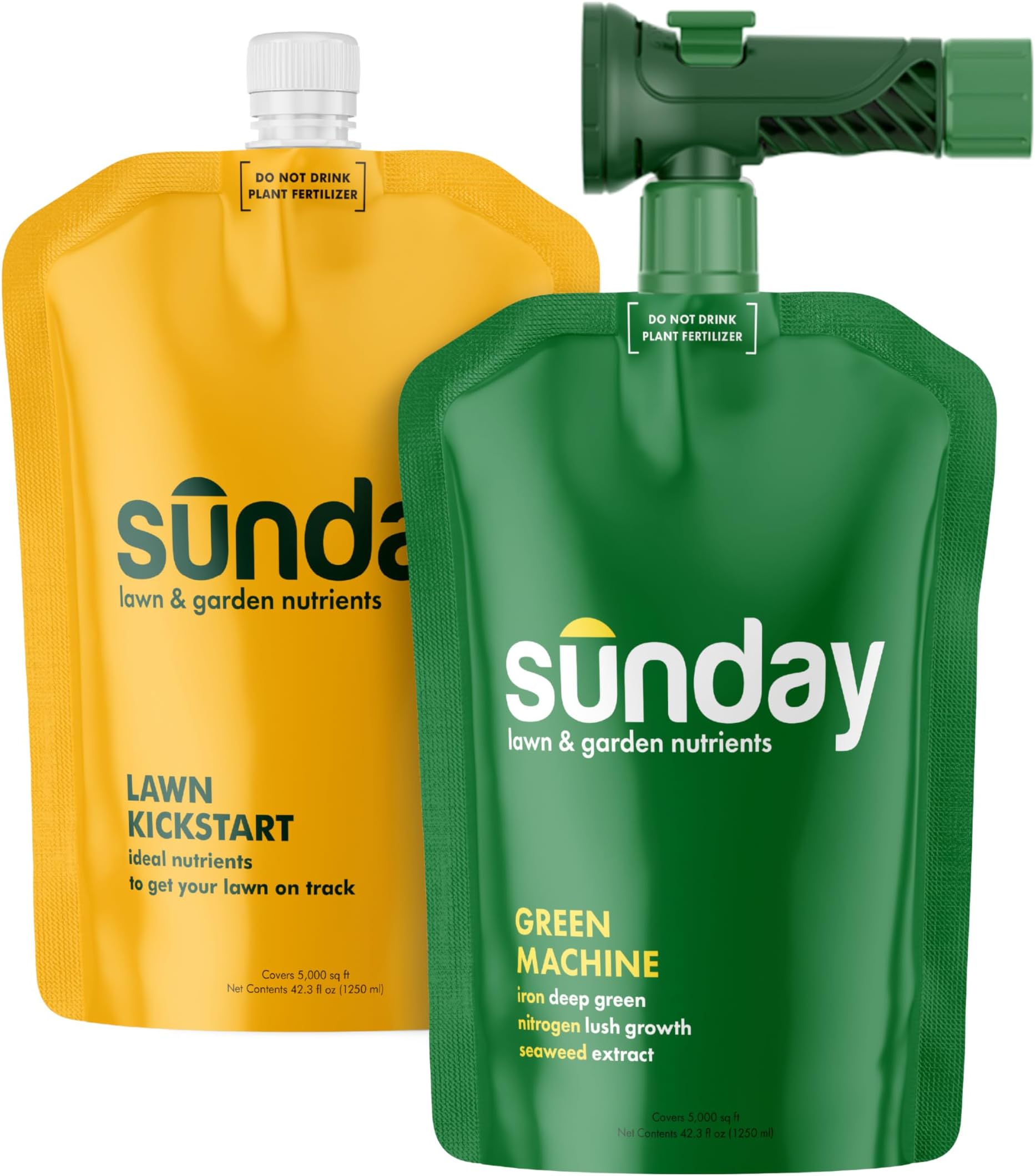 SUNDAY Lawn Kickstart + Green Machine Fertilizer