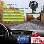 Sportway S504 Suction Cup Dash Cam Mount Holder (5th Gen) with 4pcs 360 Rotating Joints for Apeman Ssontong Biuone iZEEKER HaHoco and most other car Dash Cameras