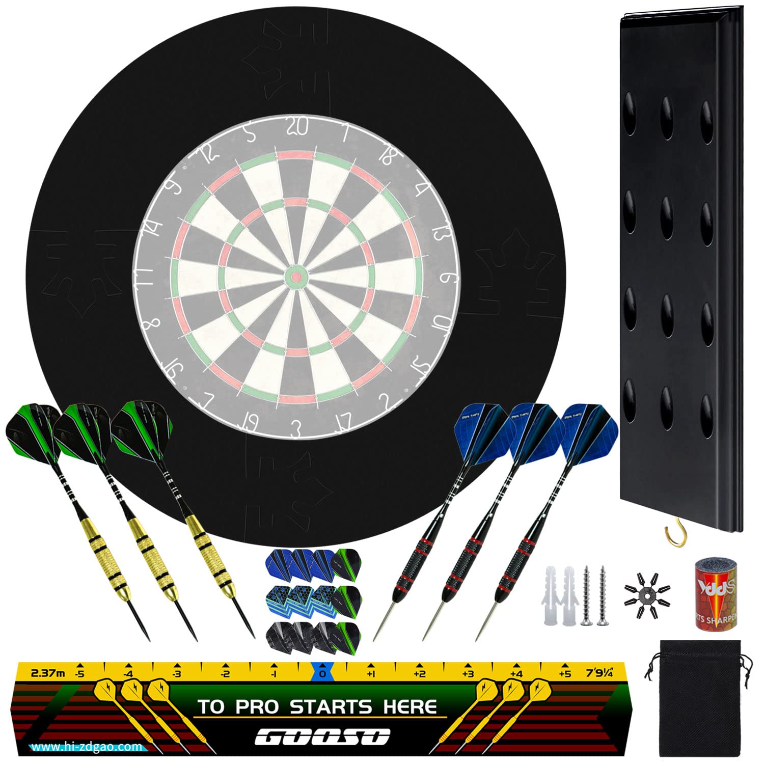 Dart Board Wall Protector for Professional 18in Dartboard Square Dart