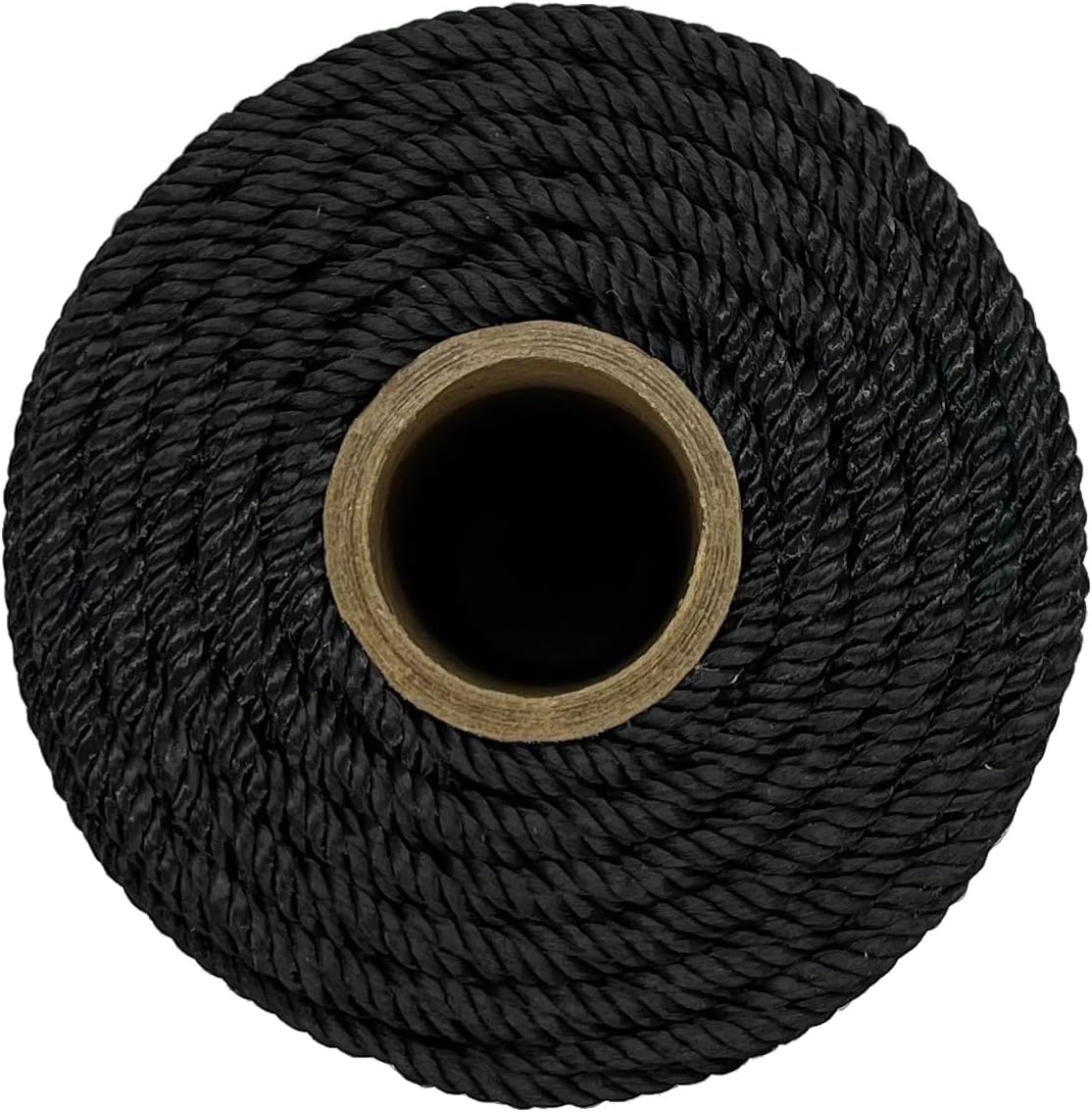 Twine by Design #36 3-Strand Twisted Rosary Twine - Excellent Quality Twine for Crafts, DIY Projects, Rosaries (Black)