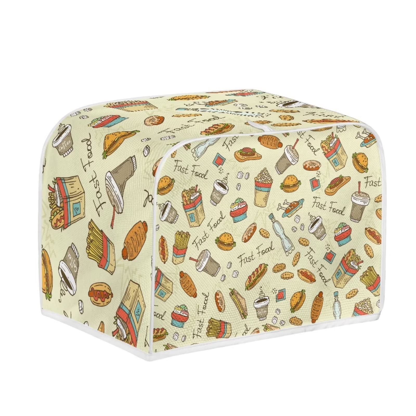 Copertura Antipolvere Per Tostapane - Taglia S, Con Maniglie E Stampa Fiore, Morbido Tessuto Poliestere - Foto 14