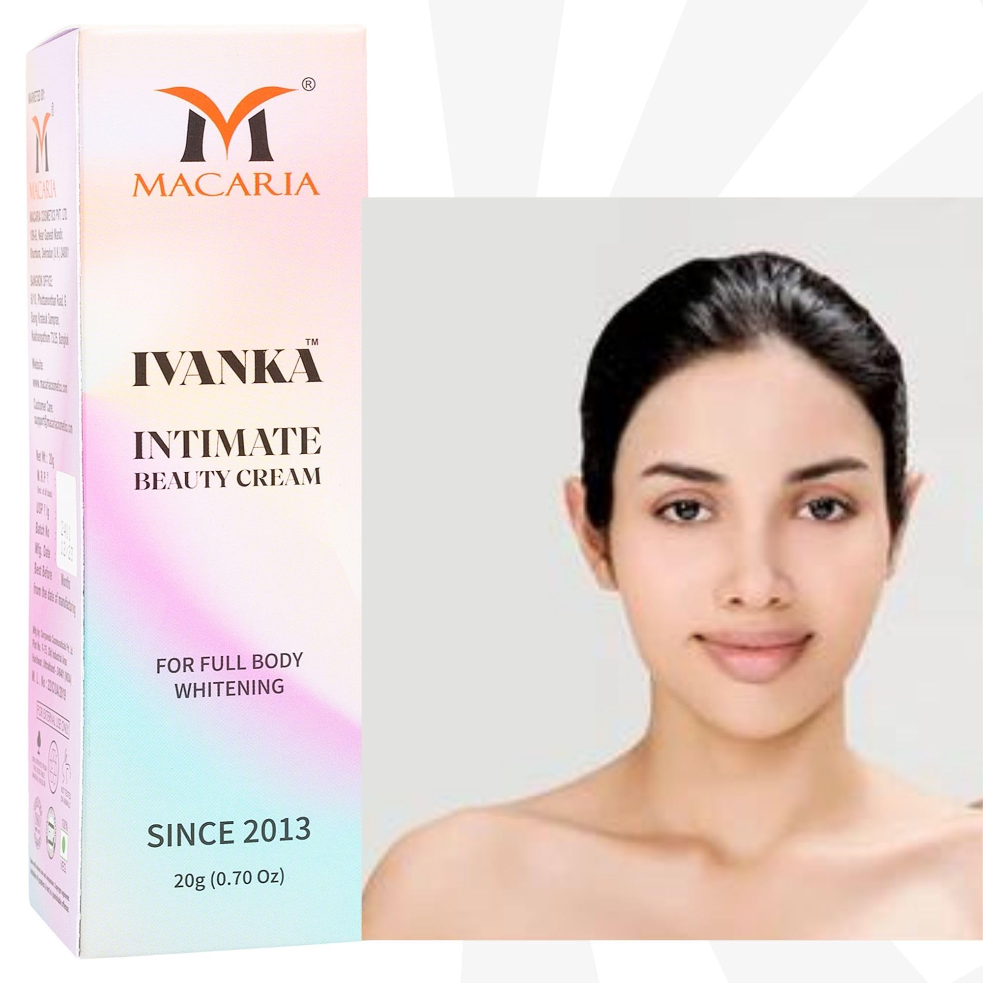 Ivanka blemishes removal cream for women by Bangkok Technology