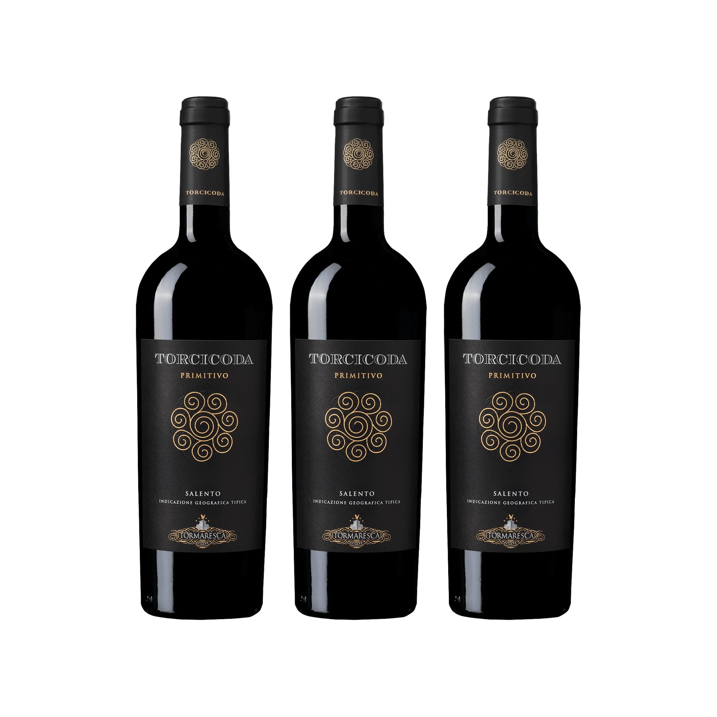 Tormaresca Torcicoda Primitivo Salento IGT trocken Rotwein Italien inkl. Feinwert E-book (3 x 0.75 l)