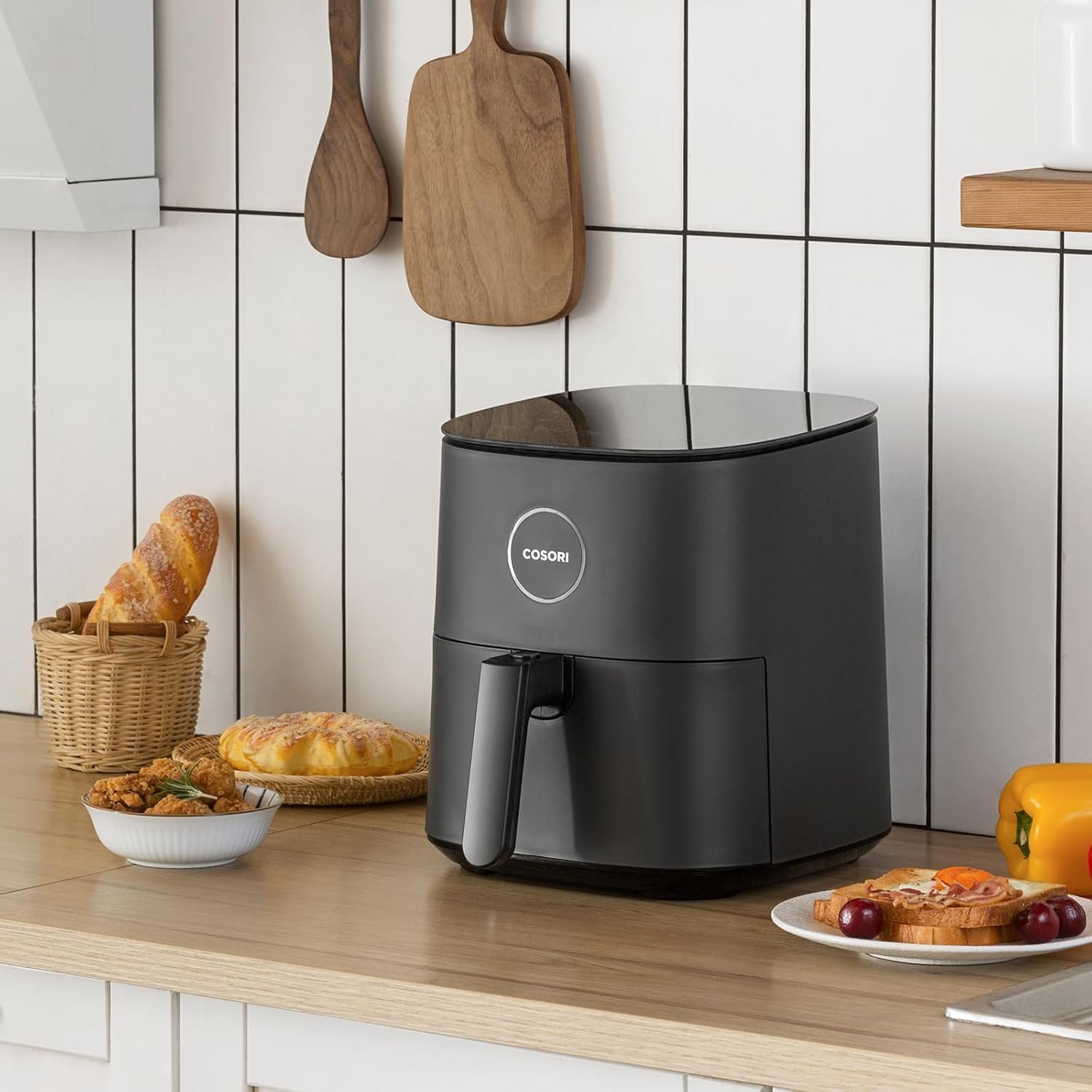 Amazon.co.jp: COSORI ノンフライヤー 4.7L 大容量 家庭用 電気 エア