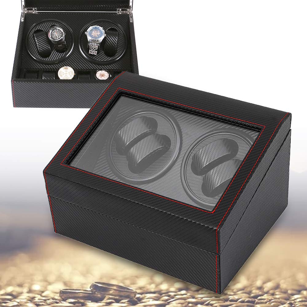 Mechanizm do zegarka, winder do zegarków, witryna na zegarki, automatyczne przesuwanie, cicha praca • okienko • eleganckie wzornictwo Fiber 4+6
