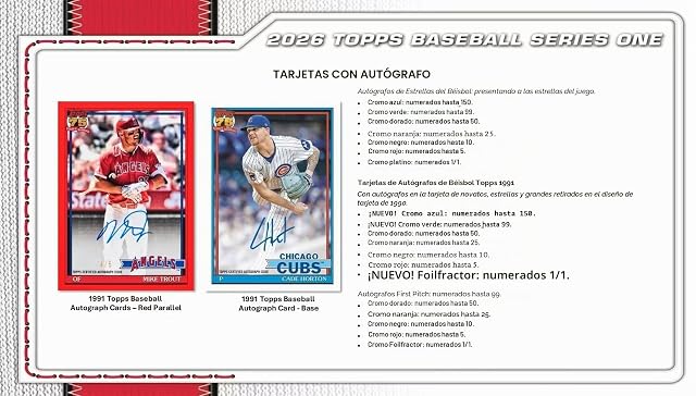 Foto 8 de 8 de 2026 Topps Baseball Series 1 Caja de Pistola de Valor