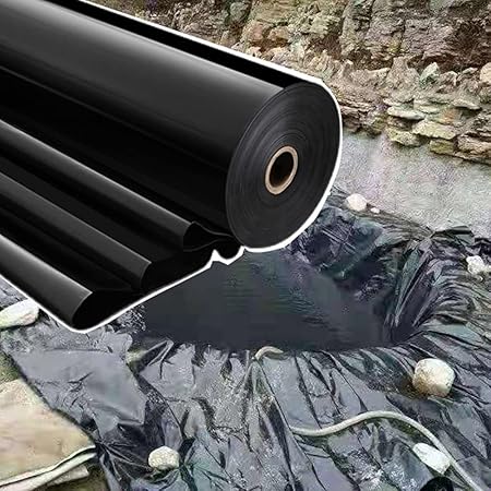 Image WZYX 8 Mil Pond Liner Rubber Pond Skins Flexible Pond Underlayment For Koi Ponds Streams Fountains Waterfall Water Gardens Stream Fountain Image WZYX 8 Mil Pond Liner Rubber Pond Skins Flexible Pond Underlayment For Koi Ponds Streams Fountains Waterfall Water Gardens Stream Fountain