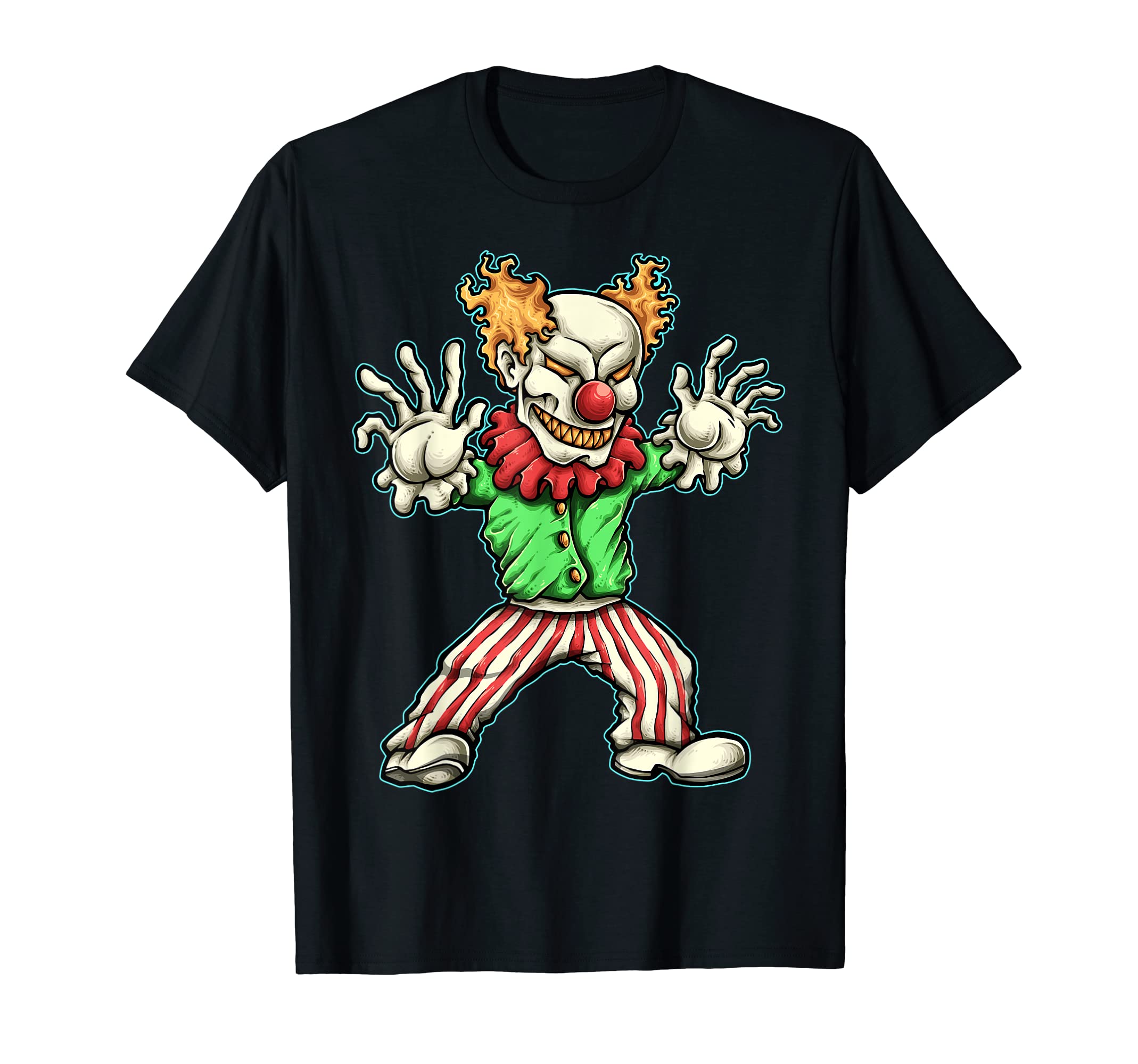 Cartoon Character Shirt Designer Novelty T Shirt Evil Circus Cartoon |  Desertcart Seychelles, image size:2138x2000