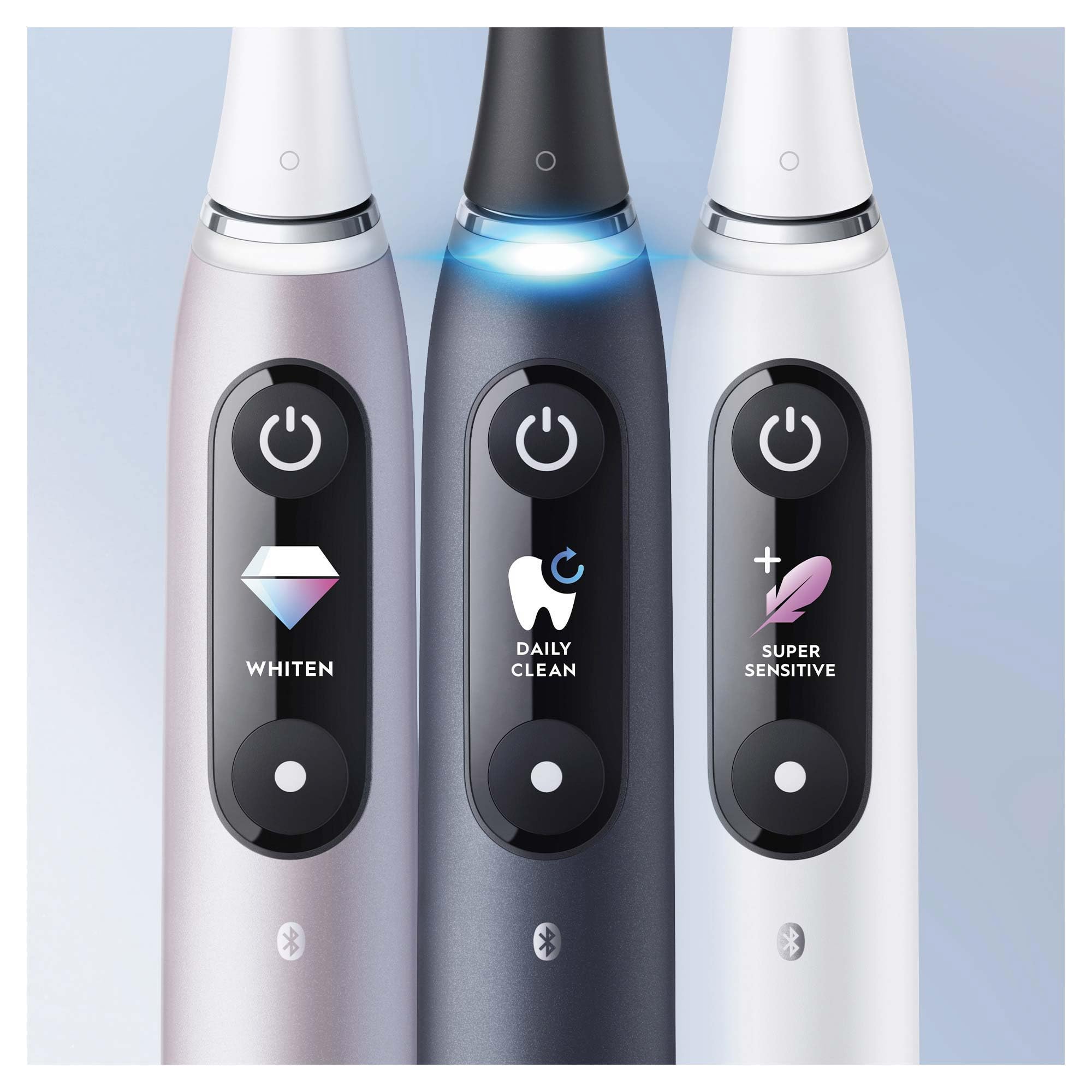 Oral-B iO 9 - Spazzolino elettrico con tecnologia magnetica, microvibrazioni, 7 programmi di pulizia e display a colori, custodia da viaggio, nero onice