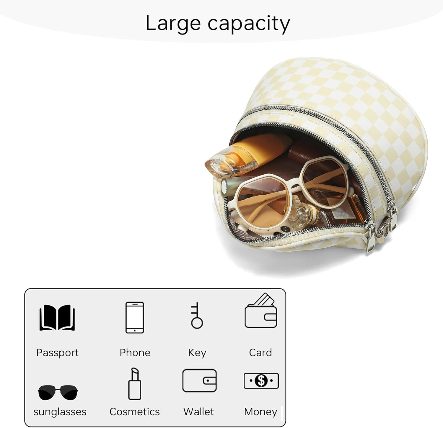 Crossbody Bags for Women PU Leather Fanny Packs for Women Trendy Bum Bag with Adjustable Strap