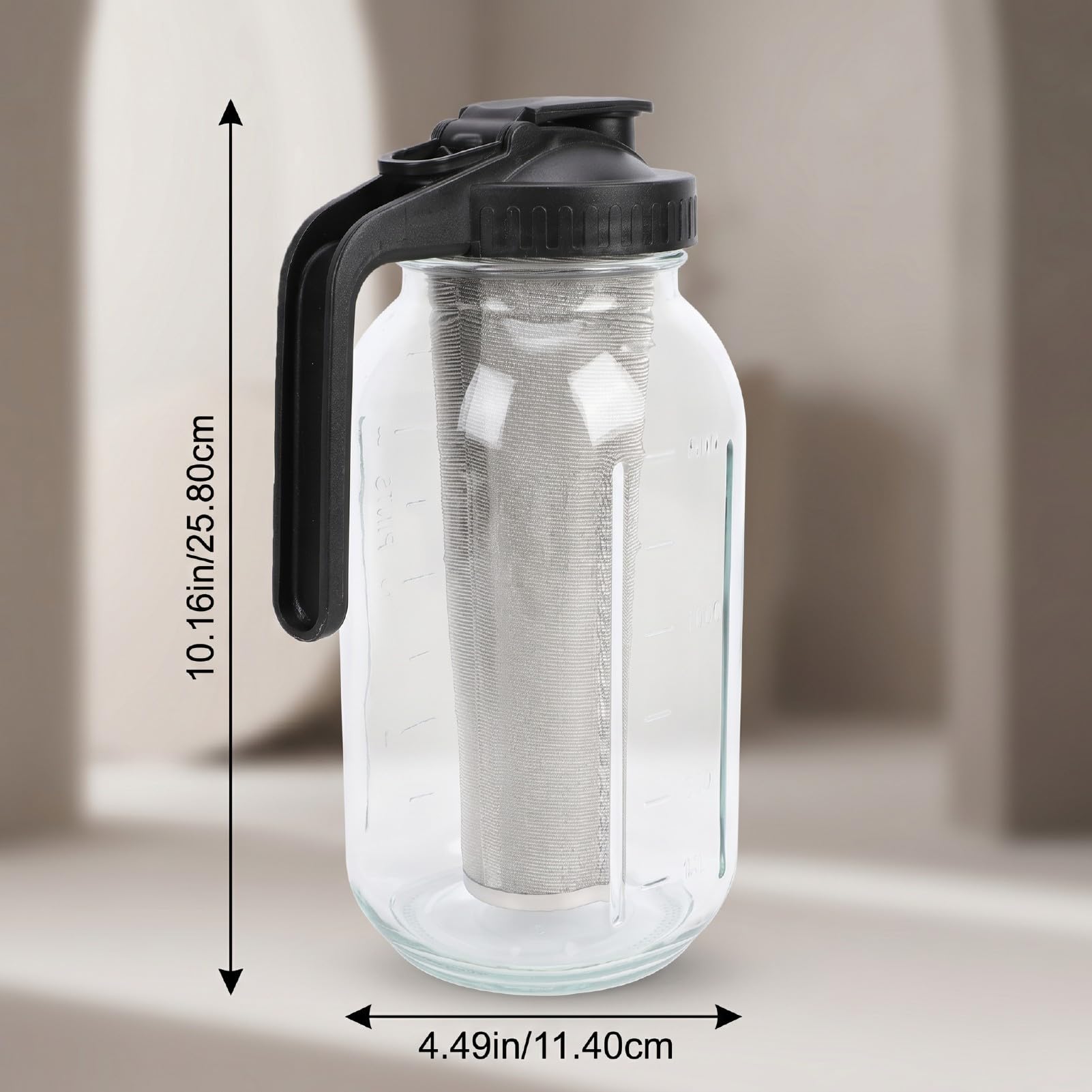 Caffettiera Cold Brew con Filtro Fine per Bevande Fredde