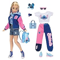Bambola Fashion Disney ily 4EVER ispirata a Stitch – 30 cm, 2 Look Inclusi, 13 Punti di Snodo, con Anello Brillantinato per Te!