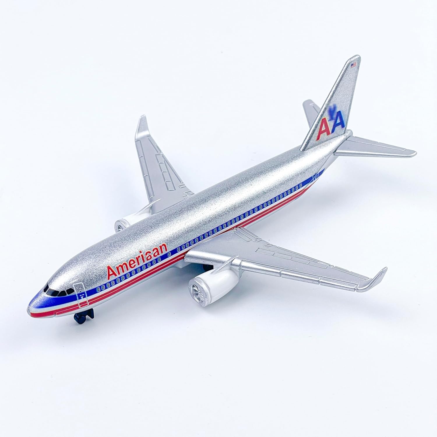 Airplane Model, American AA Aircraft Die-cast Metal Planes Suitable for Collection and Desktop Decor