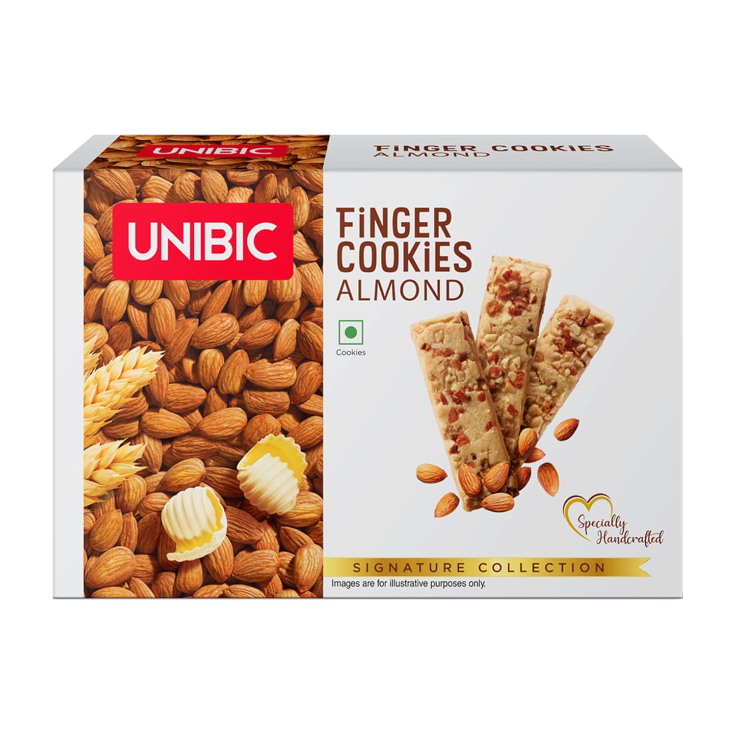 Unibic Almond Finger Cookies 400g Made With Real Almonds Signature