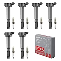 Vista 30 de Marsram Paquete de bobinas de encendido DG508 para Ford F150 F150 F250 E150 E350 Lincol, 2000, 2001, 2002, 2003, 2004, 2005, 2006, 2007, 2008, 2009