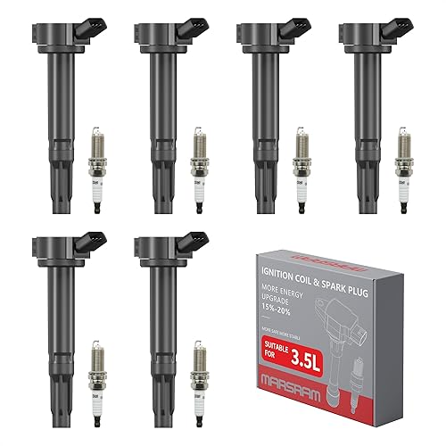 Miniatura 34 de Marsram Paquete de Bobina de Encendido UF575 para 2005-2016 VW Volkswagen Jetta Beetle Golf Passat GTI CC 2006-2018 Audi TT Quattro A3 A4 A5 Q3 RS4
