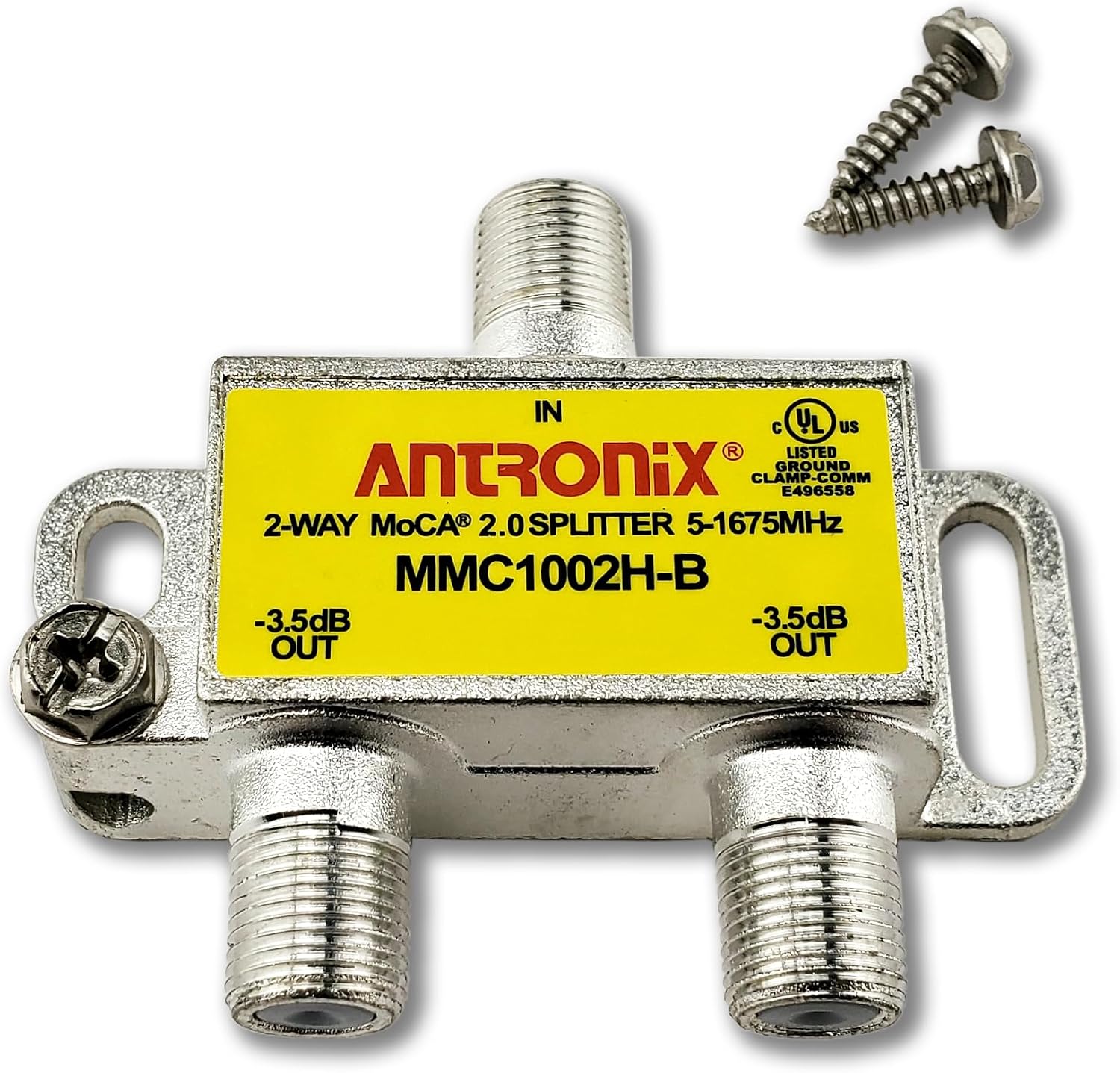 2 Way Antronix MMC1002H-B 5-1675 MHz MoCA 2.0 Splitter for Frontier Formerly Verizon Fios