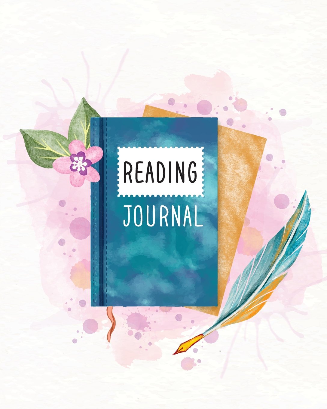 Reading Journal: 8"x10" Reading Log For Record and Review Your Reading Book - 108 Pages For Record and Review - Book Lovers Journal: Reading Log