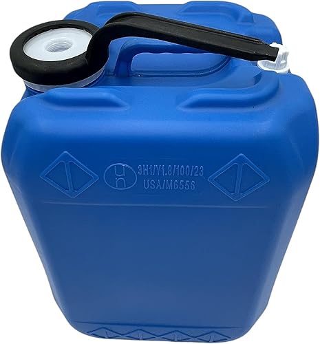 Miniatura 4 de Recipiente apilable de almacenamiento de agua de emergencia de 5 galones | Dispensador de bebidas | Carboy | Jerrican | Tapa de 2.756 in con