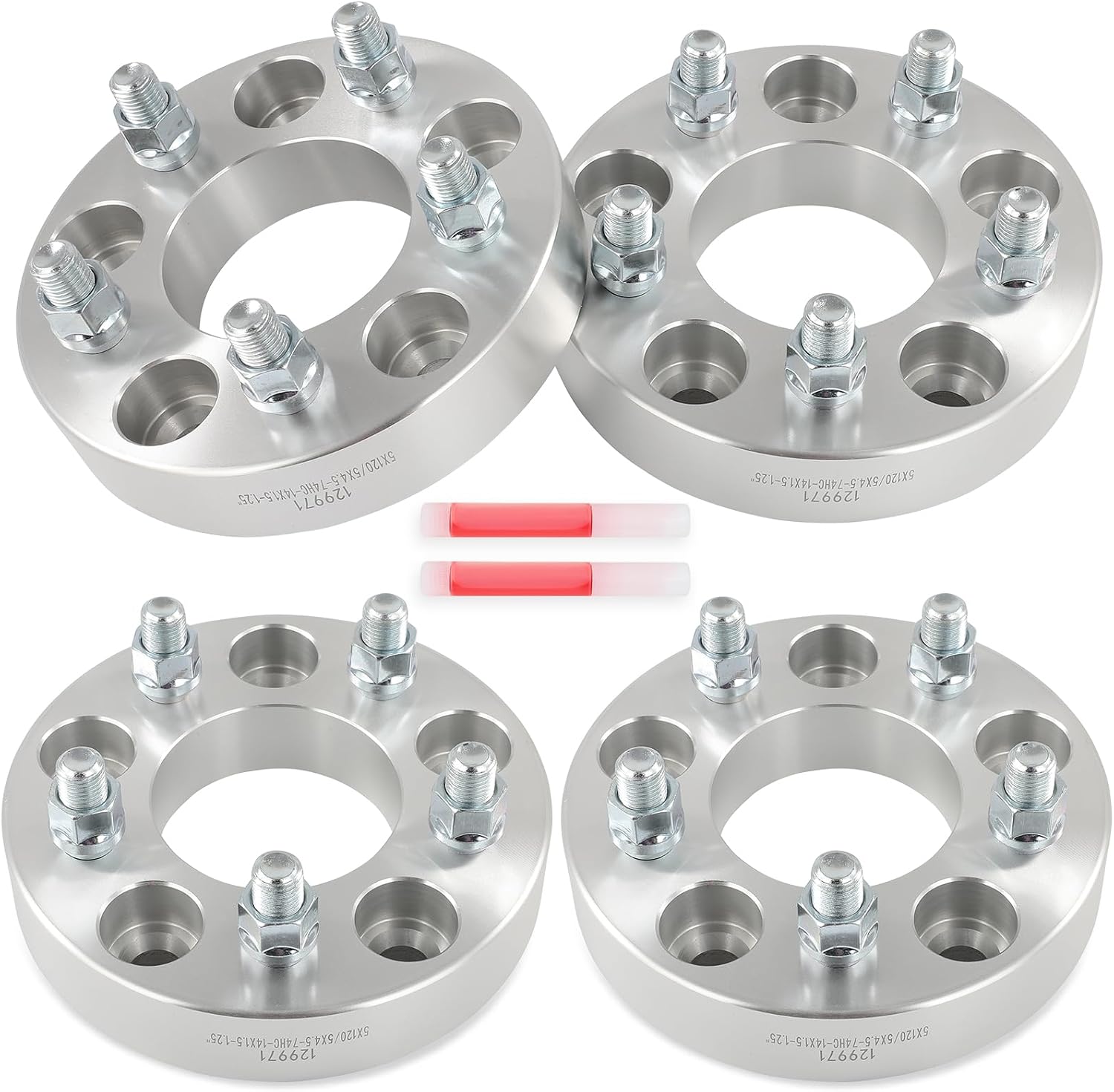 ECCPP 4PCS 5x120 to 5x4.5 1.25" Wheel Adapters 5 lug Fit for 2007-2013,2017-2020 for Acura for MDX|2017-2021 for Acura for NSX|2005-2012 for Acura for RL