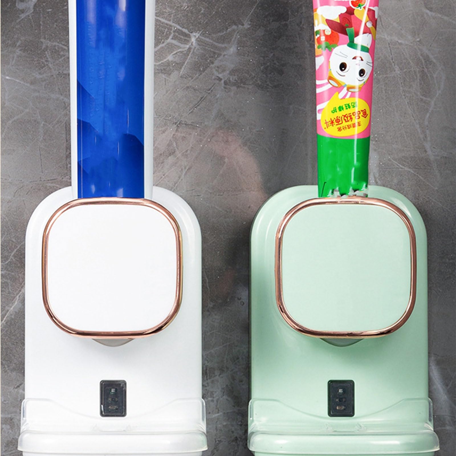 Dispensador de pasta de dientes eléctrico montado en la pared para varios usuarios exprimidor automático de 3 modos