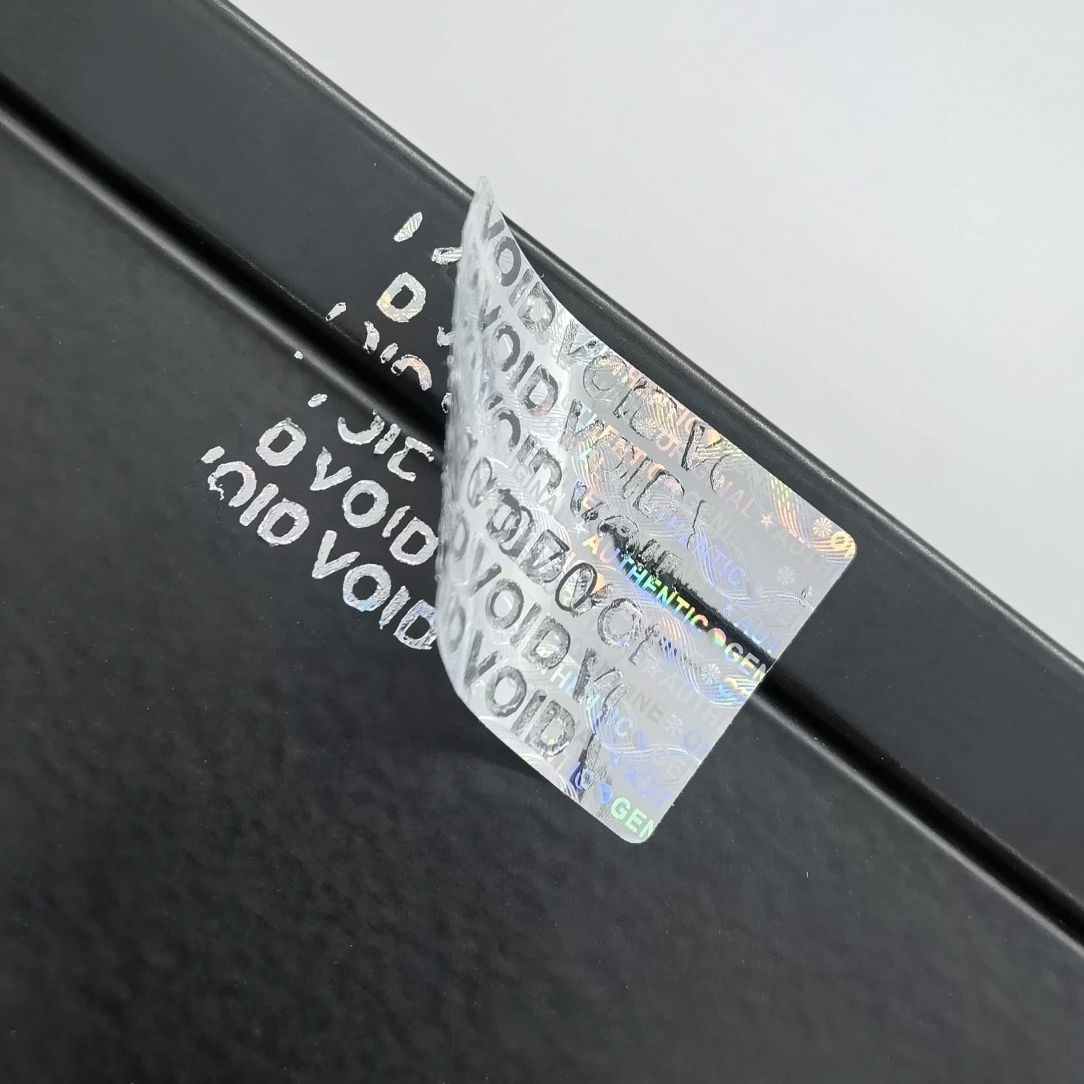 1.18X0.79 inch Silver High Security Tamper Evident Seal Warranty Void