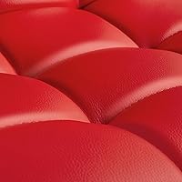 Vista 9 de Yaheetech Juego de 4 taburetes de bar ajustables de piel sintética, taburetes de mostrador modernos con respaldo y reposapiés, taburetes de bar