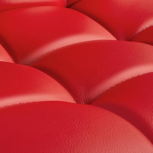 Miniatura 181 de Yaheetech Juego de 2 taburetes de bar ajustables de piel sintética, taburetes de mostrador modernos con respaldo y reposapiés, taburetes de bar